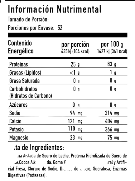 Iso X Zero carb 3.5 lbs