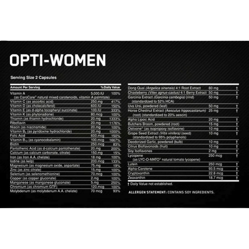 Opti women 120 caps