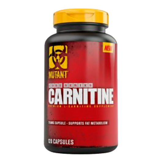Carnitine mutant; Empaque de un suplemento que se utilizará para la energía.