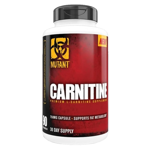 Carnitine 90; Presentación de un envase de aminoácidos.