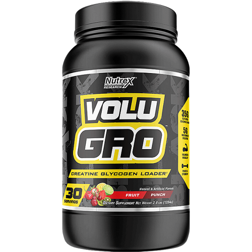 Volu GRO; Presentación de un suplemento de creatina que voluminiza los músculos.